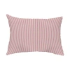 E By Design Ticking Stripe Outdoor Rectangular Pillow Cover & Insert In Pink