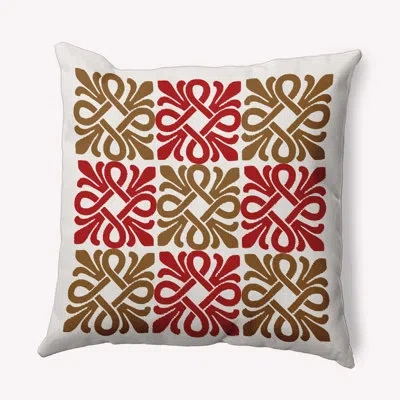 E By Design Tropical Resort Polyester Throw Square Indoor/outdoor Pillow Cover & Insert
