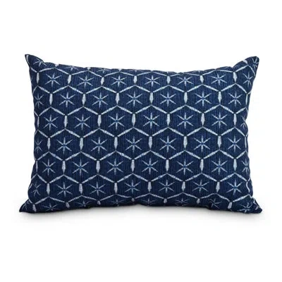 E By Design Tufted Abstract Decorative Indoor/outdoor Lumbar Pillow