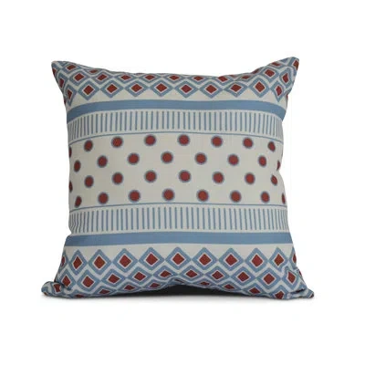 E By Design Upscale Getaway Square Pillow Cover & Insert In Light Blue