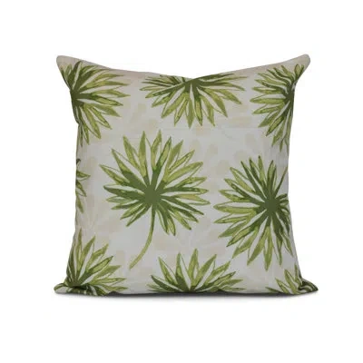 E By Design Vathylakas Square Pillow Cover & Insert In Green