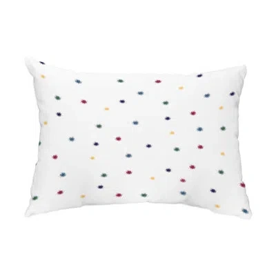E By Design Veggie Dots Outdoor Pillow Cover & Insert In Green