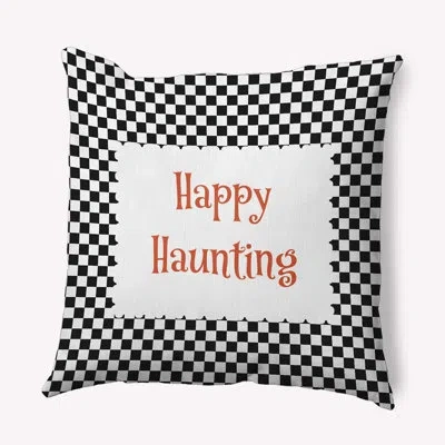 E By Design Vinco Throw Pillow In Black
