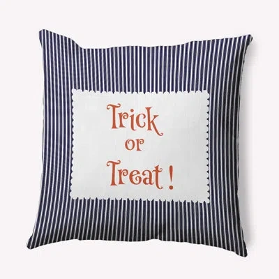 E By Design Vinco Throw Pillow In Navy