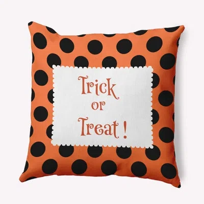 E By Design Vinco Throw Pillow In Traditional Orange