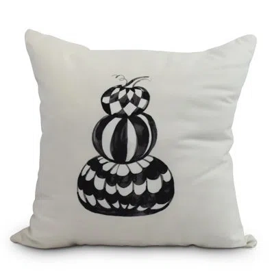 E By Design Witches Brew Square Outdoor Pillow Cover & Insert In Cream