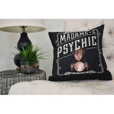 E By Design Witches Brew Square Pillow Cover & Insert In White,black
