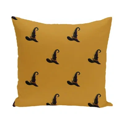 E By Design Witches Outdoor Pillow Cover & Insert In Gold