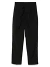 E 'clat Black Wool Trousers In Black