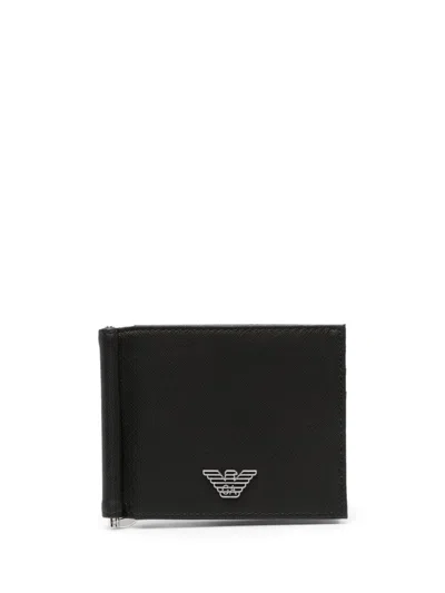 E 'clat Logo Leather Wallet