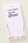 E. Frances Anthropologie X  Paper Game-on Croquet Notepad In White