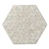 E. Inder Designs Green / Neutrals Placemats Set Of Six In Scandi Style Hexagonal Design. U K Size Please Measure Plat In Neutral