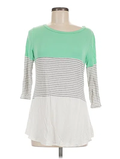 Pre-owned E. Luna 3/4 Sleeve T-shirt In Green