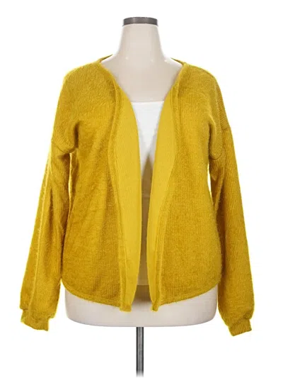 Pre-owned E. Luna Cardigan Sweater In Yellow