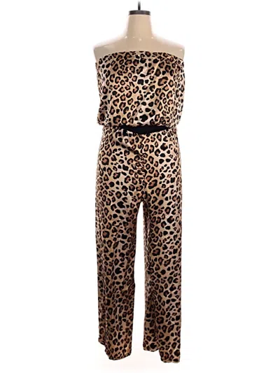 Pre-owned E. Luna Jumpsuit In Tan