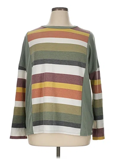 Pre-owned E. Luna Long Sleeve Turtleneck In Green