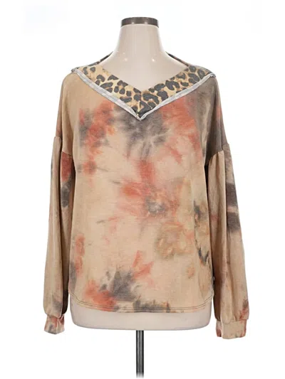 Pre-owned E. Luna Pullover Sweater In Tan