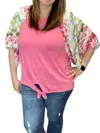 E. Luna Tie-dye Flyaway Tee In Pink In Pink