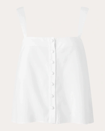 E.l.v Denim E. L.v. Denim Women's Victoria Reversible Top In White