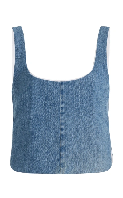 E.l.v Denim Exclusive Riley Denim Tank Top In Multi