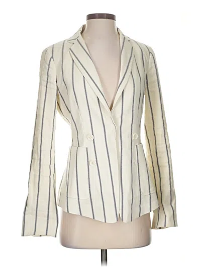 Pre-owned E3 By Etcetera Blazer Jacket In Ivory