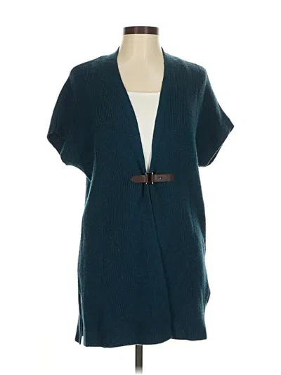 Pre-owned E3 By Etcetera Cardigan Sweater In Blue