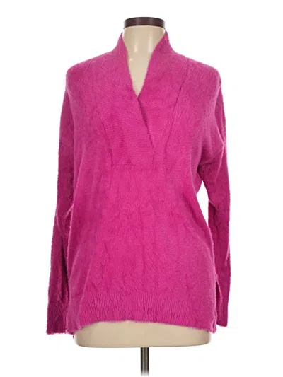 Pre-owned E3 By Etcetera Cardigan Sweater In Pink