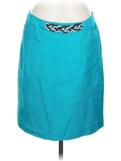 Pre-owned E3 By Etcetera Casual Skirt In Blue