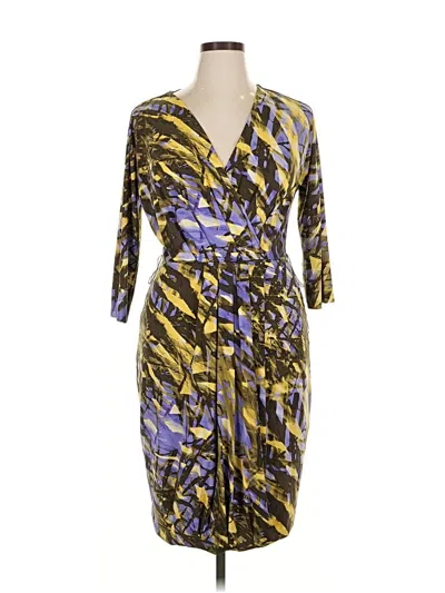 Pre-owned E3 By Etcetera Cocktail Dress In Purple