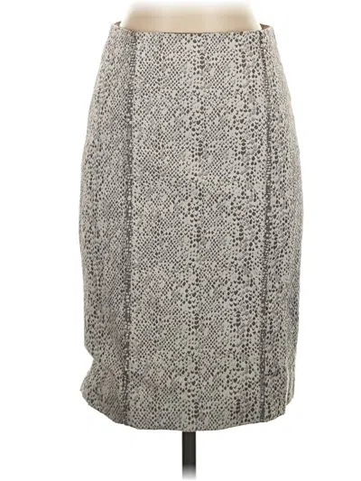 Pre-owned E3 By Etcetera Formal Skirt In Gray