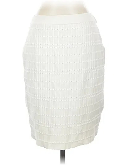 Pre-owned E3 By Etcetera Formal Skirt In Ivory