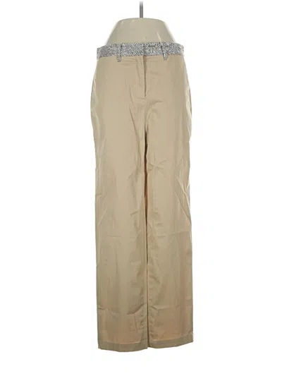 Pre-owned E3 By Etcetera Khaki Pant In Tan