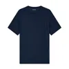 Ea Bodywear Stretch Modal Crewneck T-shirt In Blue