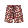 Ea Bodywear Swimpants With Lettering Logo Print