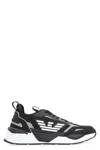 Ea7 Ace Runner Tech Low Top Sneakers In Black