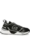 Ea7 Ace Runner Tech Low Top Sneakers In Black