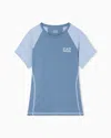 Ea7 Active Tops In Blue