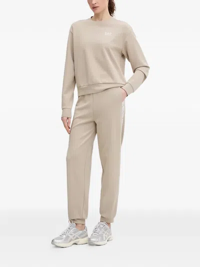 Ea7 Asv Dynamic Athlete Tracksuit In Brown