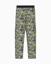 Ea7 Asv Visibility Trousers In An Organic Cotton Blend In Green