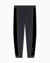 Ea7 Athletic Colour Block Joggers In A Nylon And Viscose Blend