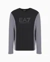 Ea7 Emporio Armani Logo Sweatshirt Black In Black