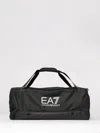 Ea7 Train Core Polyester Duffle Bag With Logo In Black