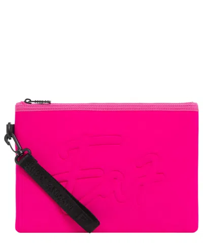 Ea7 Beachwear Pouch In Pink