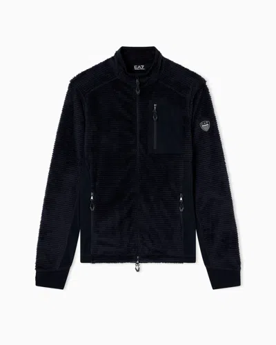 Ea7 Bear Fleece Technical Ski Fleece In Black