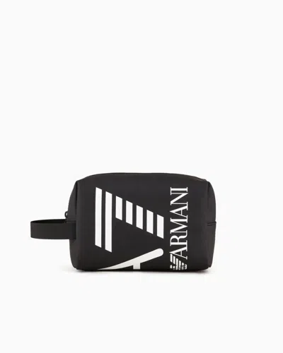 Ea7 Beauty Case With Black Logo In Other