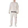 Ea7 Beige Cotton Sweatsuit In White
