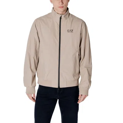 EA7 BEIGE POLYAMIDE JACKETS & COAT