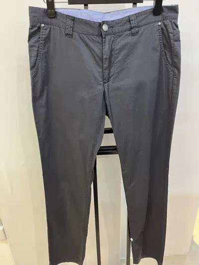 Ea7 Belt-loop Casual Pants In Black