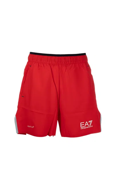 Ea7 Bermuda In Racing Red