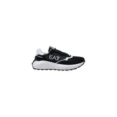 Ea7 Black And White Polyamide Sneaker